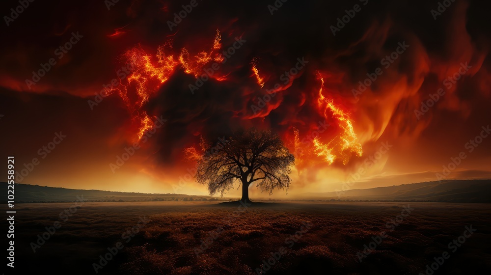 flames trees on fire flames trees on fire