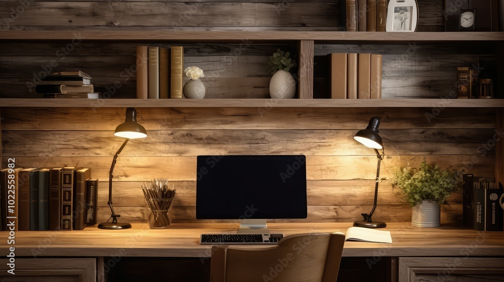 weathered computer desk overhead weathered computer desk overhead