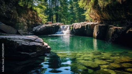 nature water pool background