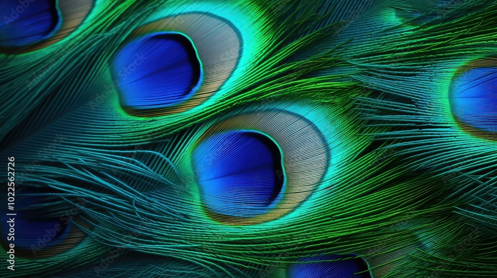 Fototapeta premium mesmerizing blue green background