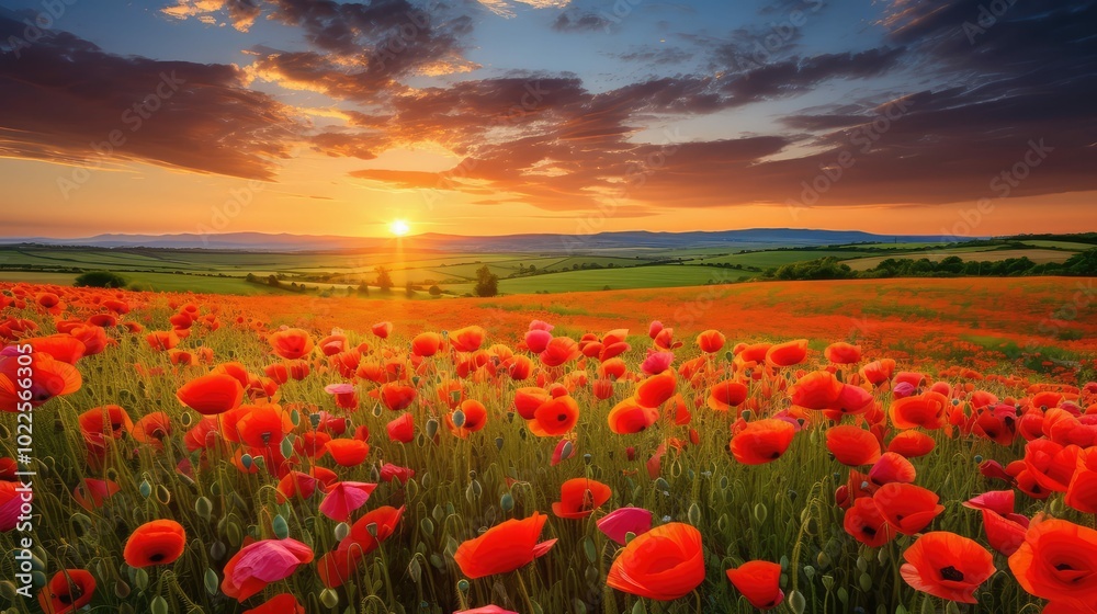 vibrant red landscape vibrant red landscape