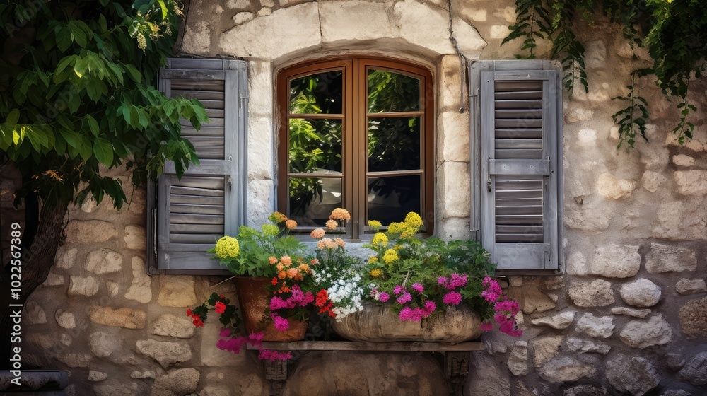 rustic old house window rustic old house window