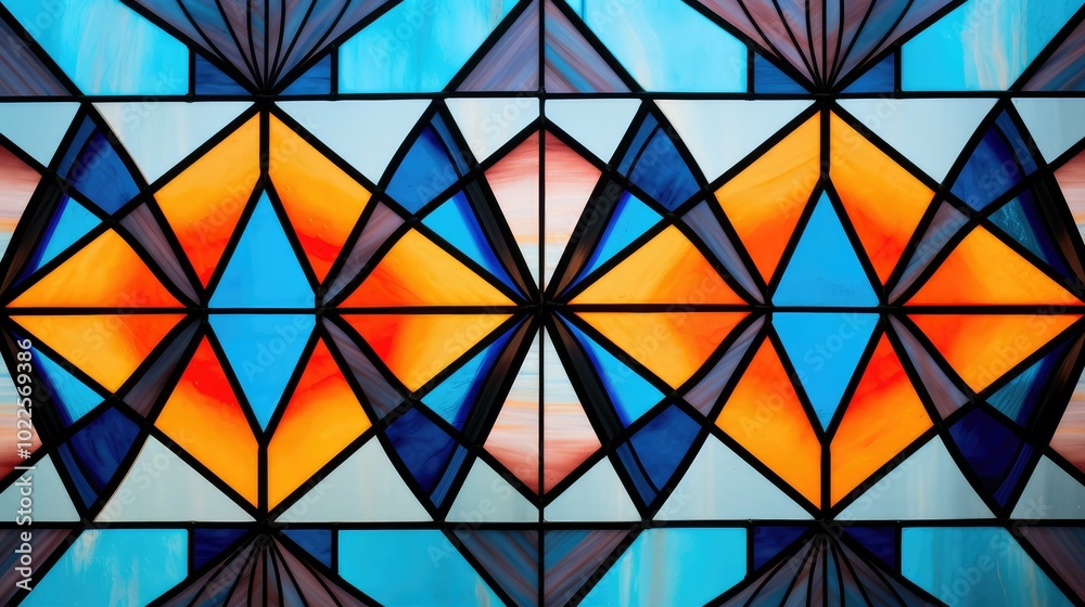 symmetrical stained glass pattern symmetrical stained glass pattern