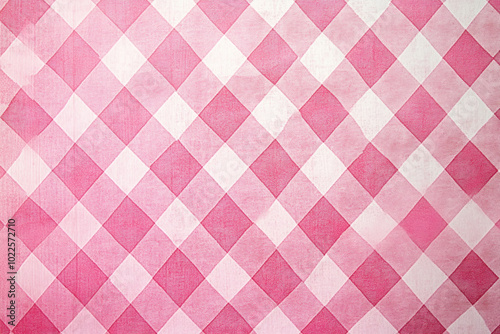 pink checkered pattern