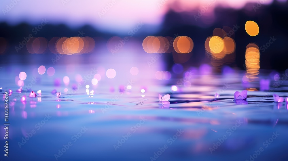 dusk blue purple bokeh dusk blue purple bokeh