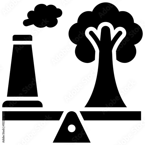 Carbon Offsets Icon