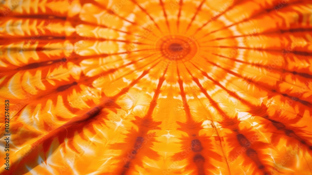 Fototapeta premium trendy orange tie dye