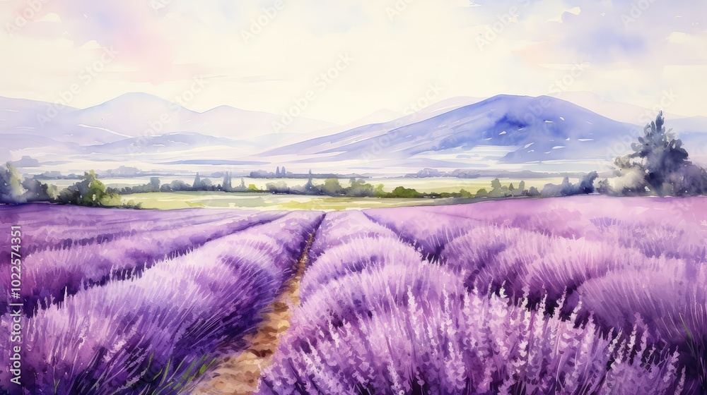 flowers lavender water color flowers lavender water color