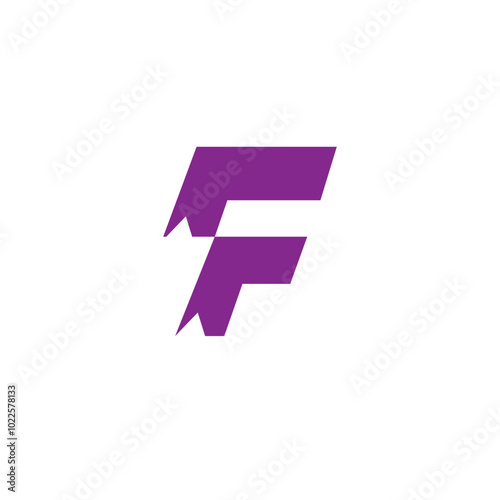 Free Download The company logo has the initials F, which has a beautiful visual level. - GFXLoad