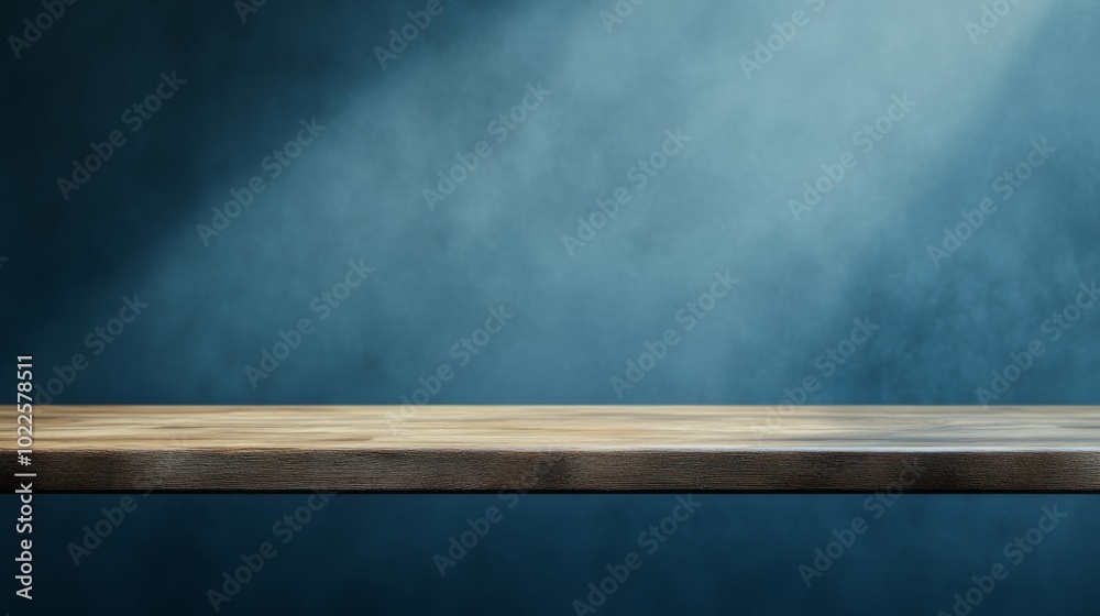 Elegant empty wooden tabletop counter against a gradient interior background, featuring ample copy space for product mockup in a minimalist design. Elegant empty wooden tabletop counter against a gradient interior background, featuring ample copy space for product mockup in a minimalist design.