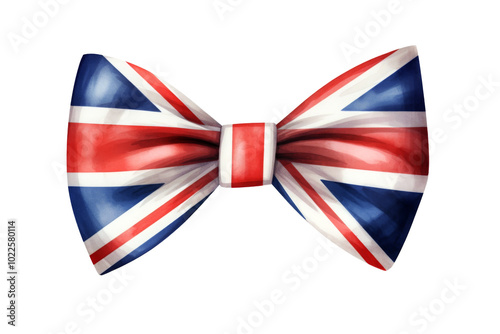 color bow isolated on white