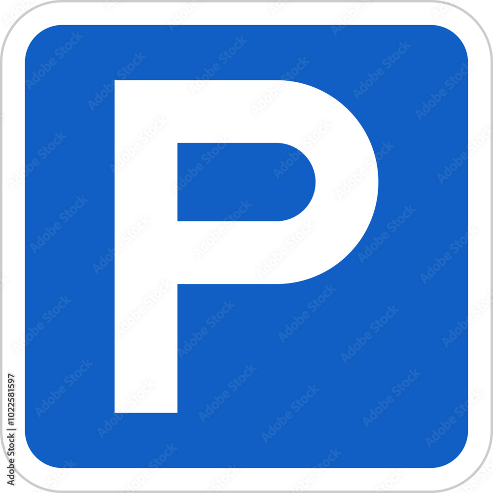 Parking lot, road signs, set, vector icon. Parking signs vector illustration . Parking lot, road signs, set, vector icon. Parking signs vector illustration .