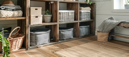 Chic and functional storage ideas for organizing your home with style and efficiency photo