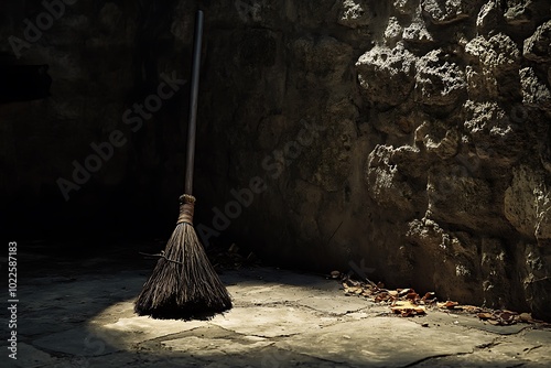 broom on the floor