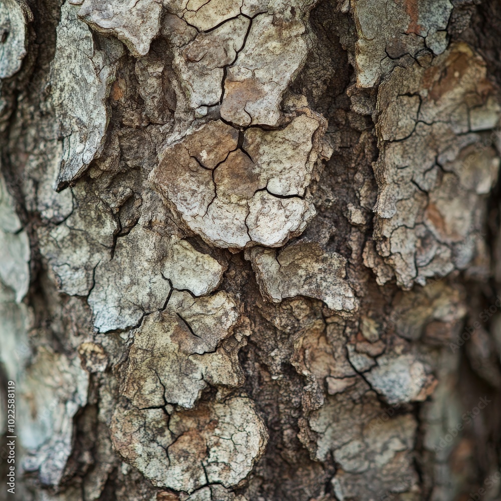 A close-up of bark, showcasing its rough, textured surface A close-up of bark, showcasing its rough, textured surface
