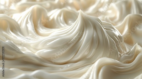 Abstract Swirling Creamy Texture