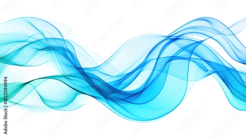 Abstract blue waves creating a fluid and dynamic visual effect. Abstract blue waves creating a fluid and dynamic visual effect.