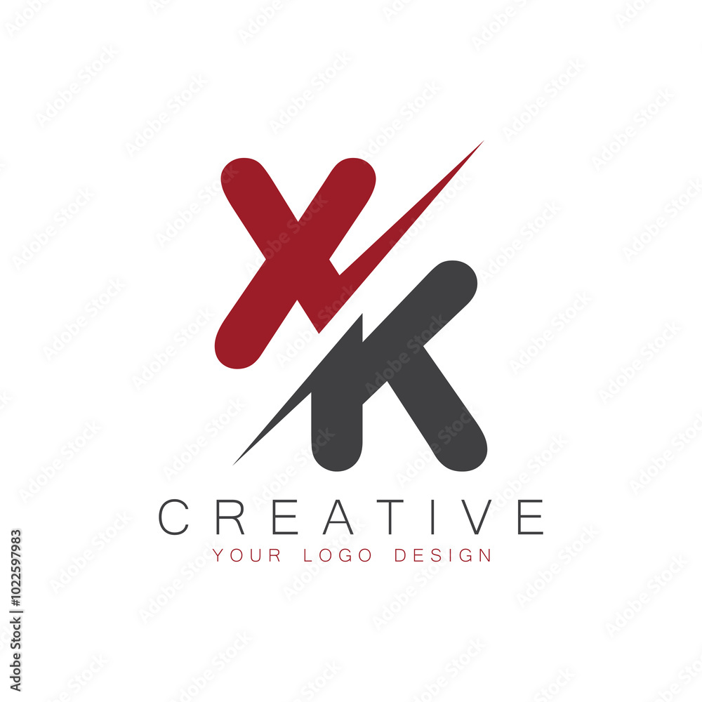 initial monogram logo with creative design. initial monogram logo with creative design.