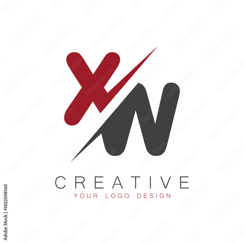 initial monogram logo with creative design. initial monogram logo with creative design.