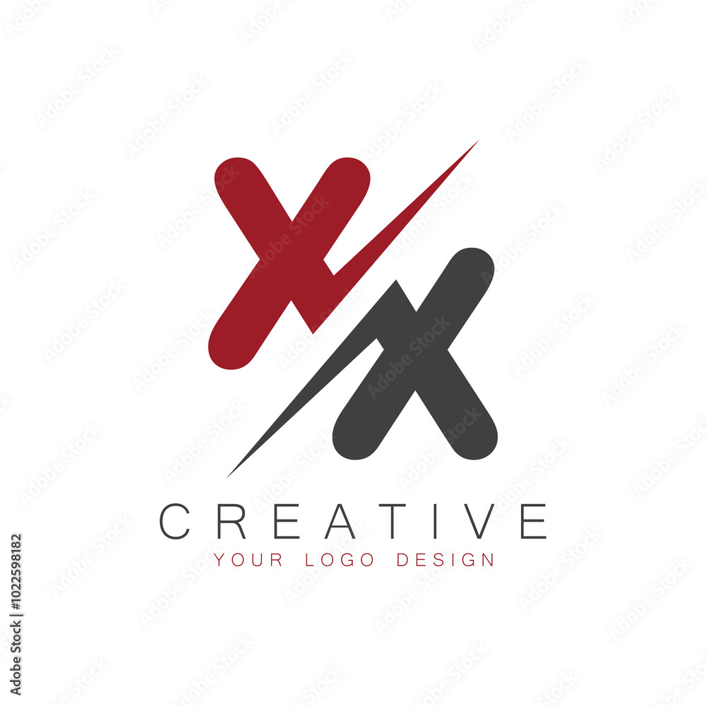 initial monogram logo with creative design. initial monogram logo with creative design.