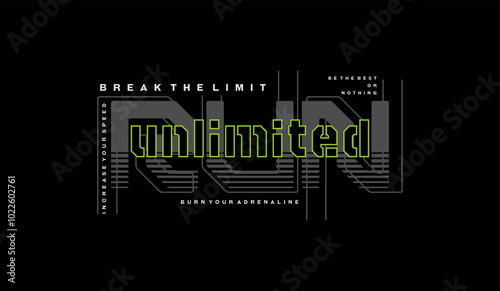 Think fast, run faster, abstract typography motivational quotes modern design slogan. Vector illustration graphics print t shirt, apparel, background, poster, banner, postcard or social media content.