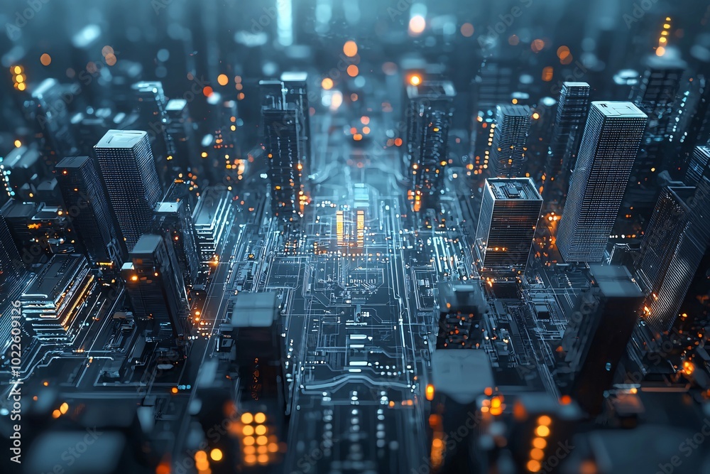 13. AI metropolis, digital innovation, futuristic architecture, holographic networks 13. AI metropolis, digital innovation, futuristic architecture, holographic networks