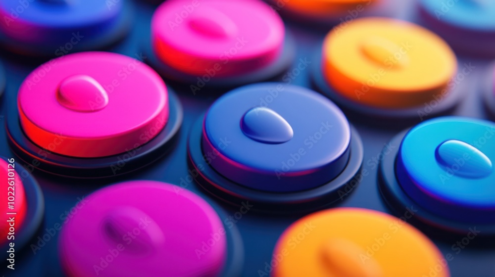 Colorful Buttons Colorful Buttons