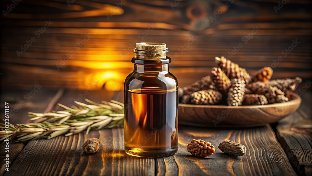 A captivating bottle of Calamus essential oil, showcased in low light photography, ideal for elevating aromatherapy practices and nurturing wellness with its calming fragrance. A captivating bottle of Calamus essential oil, showcased in low light photography, ideal for elevating aromatherapy practices and nurturing wellness with its calming fragrance.