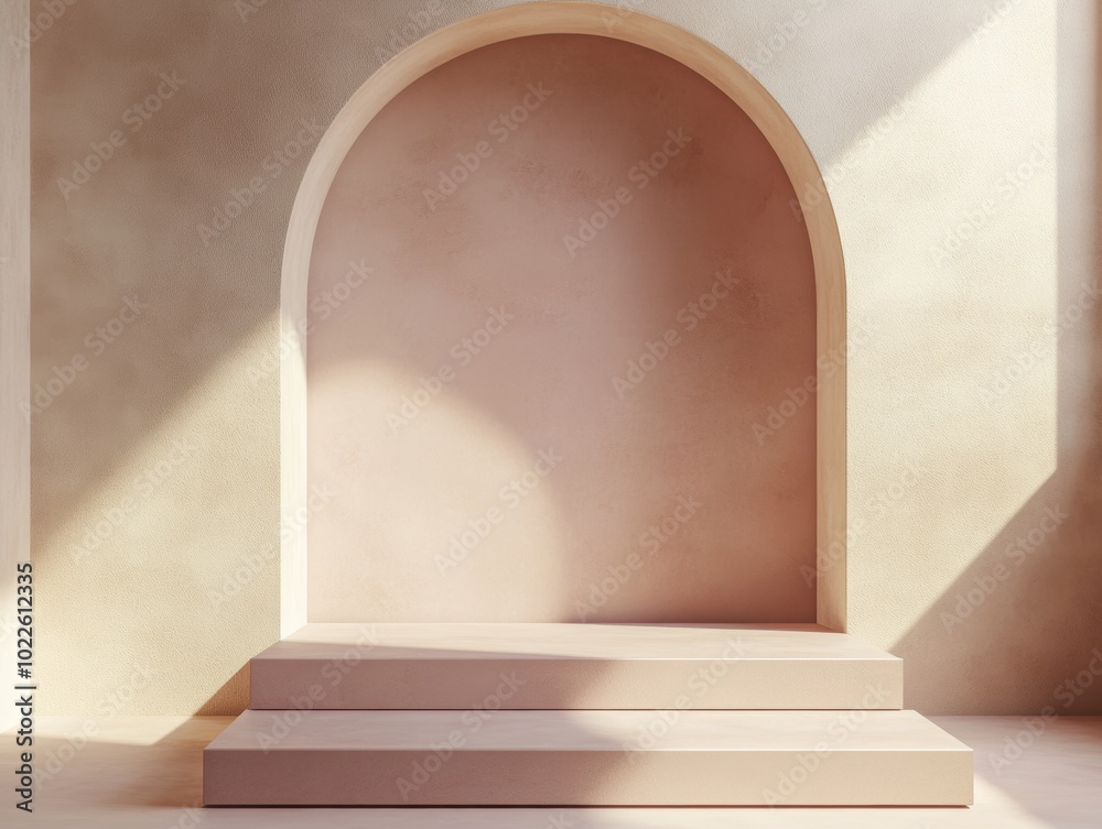 Archway Minimalist Room. Archway Minimalist Room.