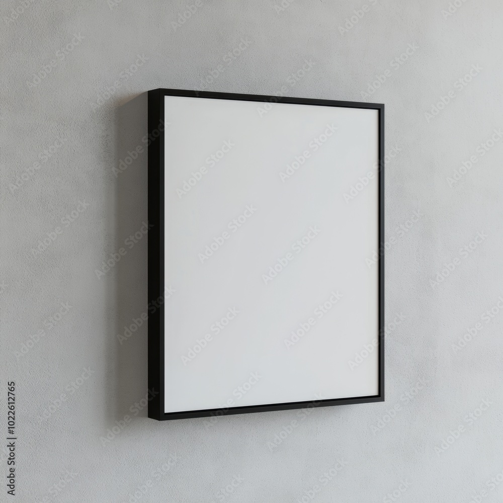 Blank Frame on Wall. Blank Frame on Wall.