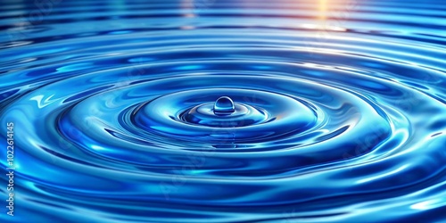 An animated seamless 2D rippling blue water texture designed for product photography, providing an eye-catching and dynamic backdrop that elevates the presentation of your items.