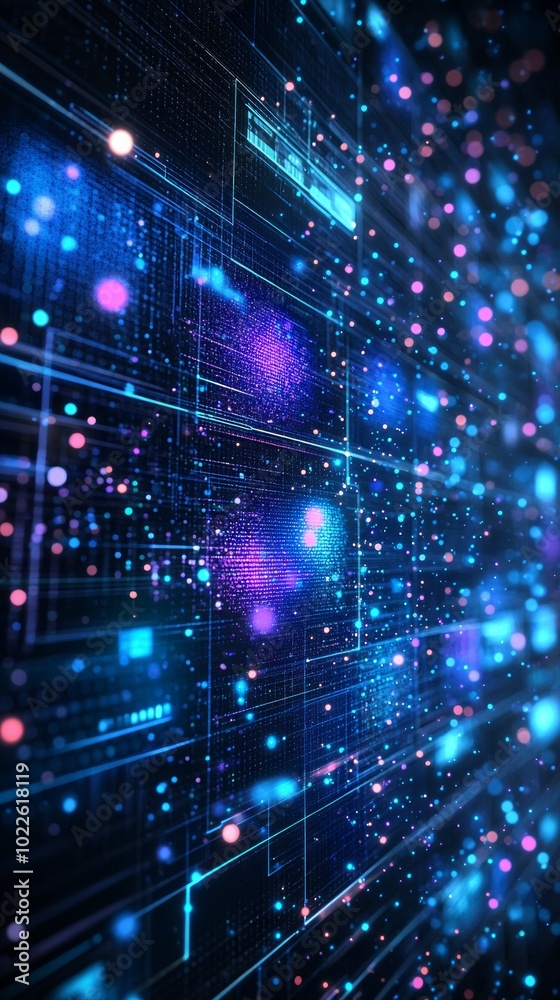 Fototapeta premium The Personalized Ad Matrix, Digital Advertising and Consumer Behavior