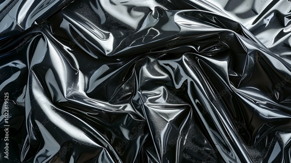 Abstract Black Shiny Fabric Texture Abstract Black Shiny Fabric Texture