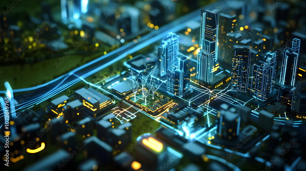 A futuristic smart grid network managing renewable energy sources for an eco-friendly urban area A futuristic smart grid network managing renewable energy sources for an eco-friendly urban area
