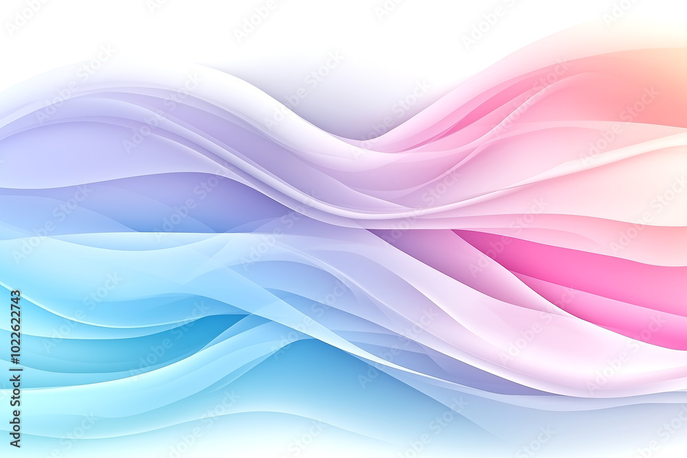A colorful wave with blue, pink and purple colors. The colors are vibrant and the wave is long A colorful wave with blue, pink and purple colors. The colors are vibrant and the wave is long