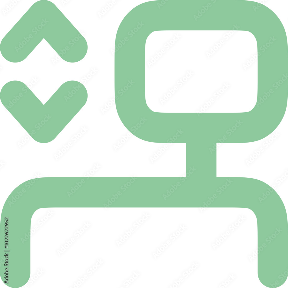 Moving Desk Icon Logo Design Moving Desk Icon Logo Design