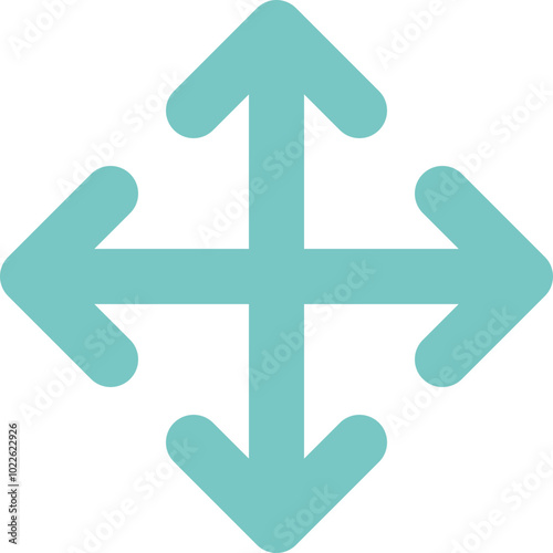 Move Icon Logo Design