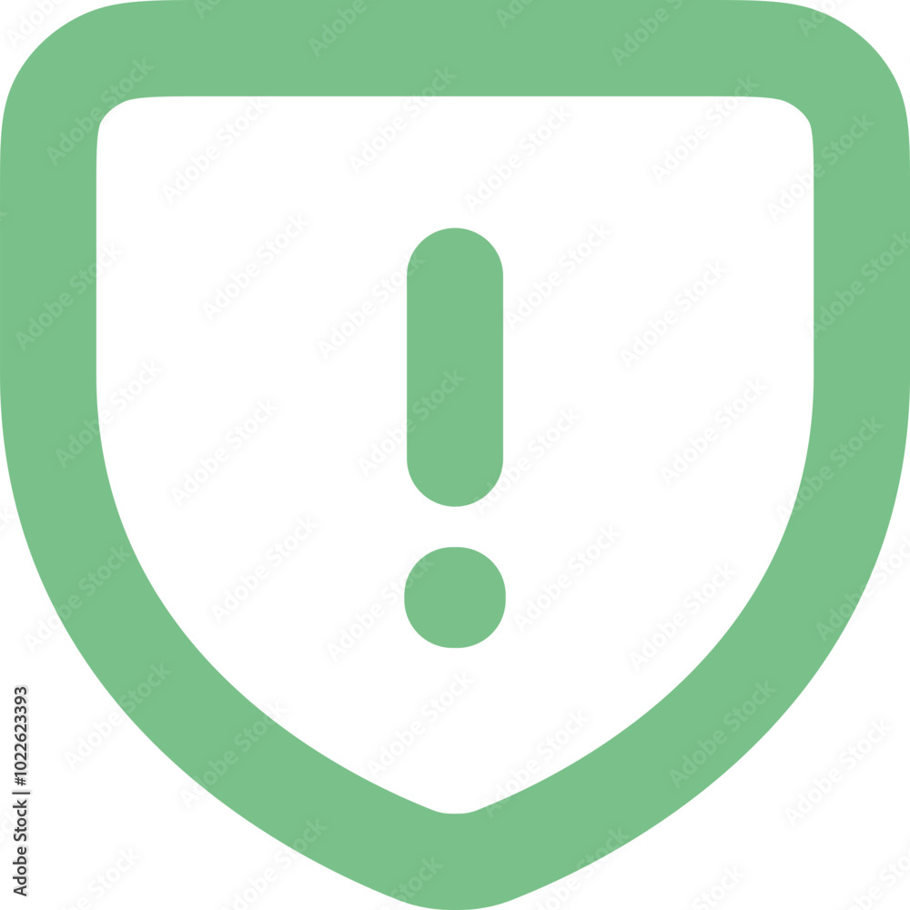 Shield Warning Icon Logo Design Shield Warning Icon Logo Design