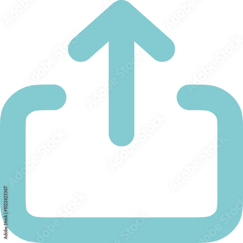 Share iOS Export Icon Logo Design