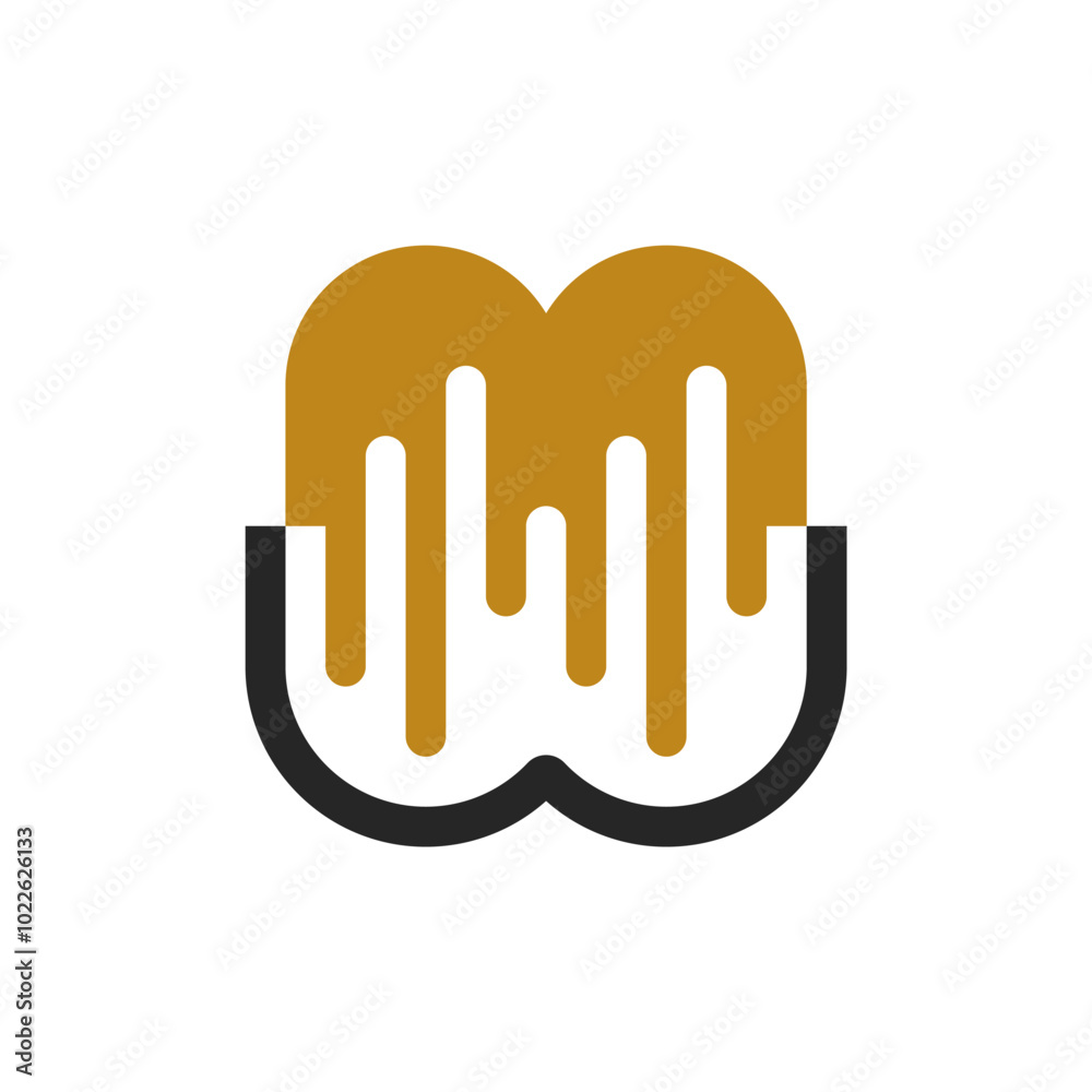 Obraz premium Abstract logo. Icon design. Template elements. Geometric abstract logos