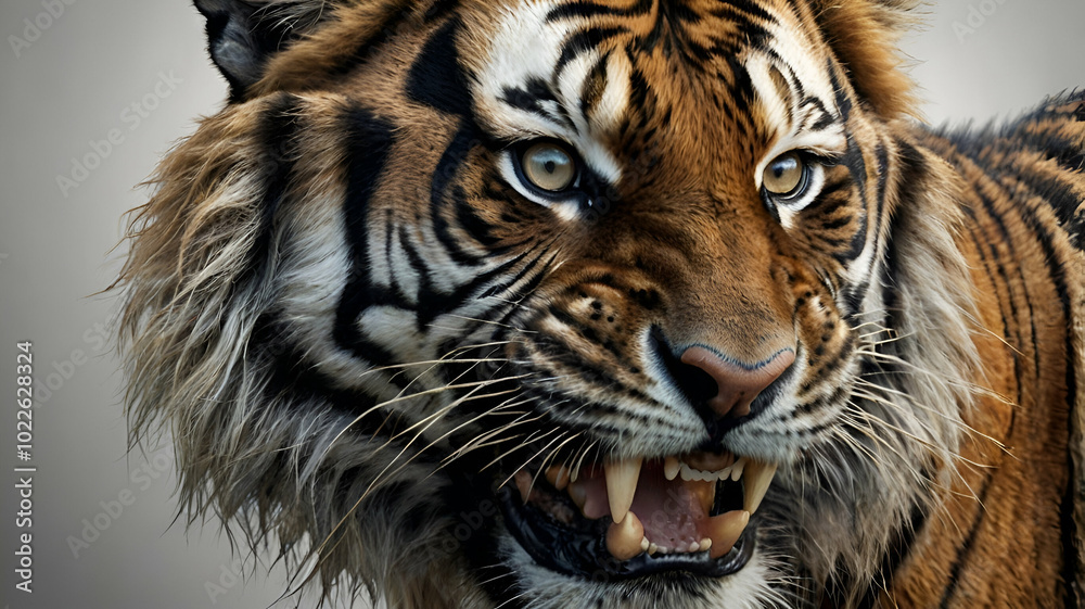 Naklejka premium portrait of a tiger