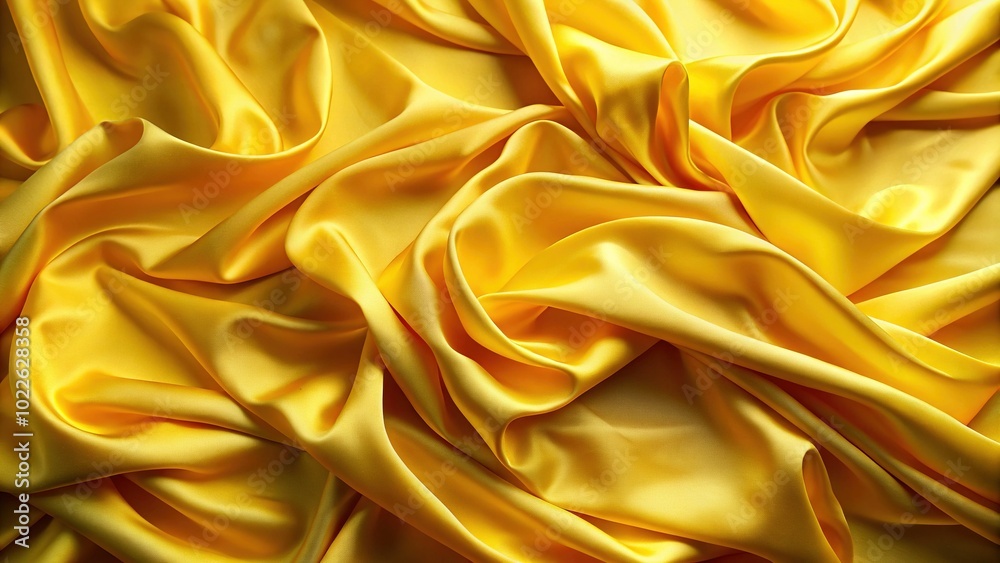 Aerial Closeup of Soft Yellow Fabric Displaying Delicate Texture and Movement for Serene Aesthetic Imagery Aerial Closeup of Soft Yellow Fabric Displaying Delicate Texture and Movement for Serene Aesthetic Imagery