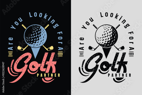 Golf T-shirt Design vector Templet 