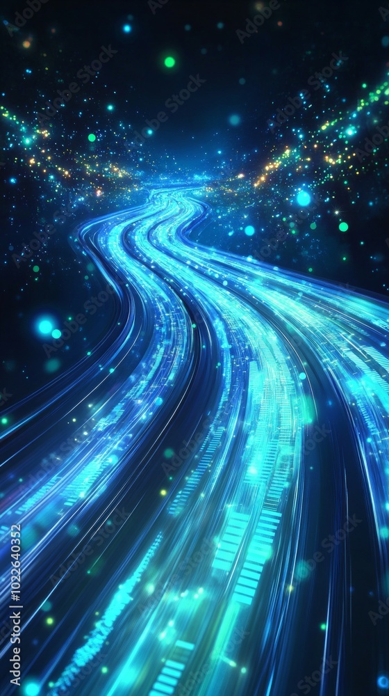 Obraz premium The Metadata Superhighway, Digital Asset Management DAM