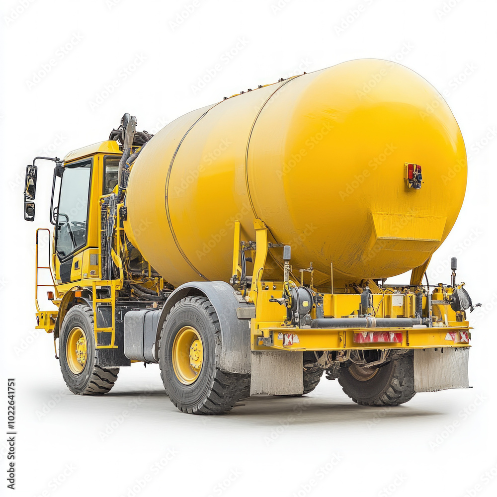 Cement Mixer Isolated Cement Mixer Isolated
