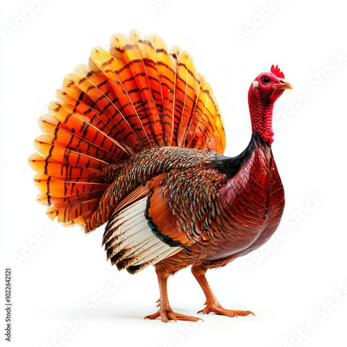 Christmas Turkey Isolated