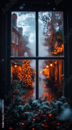 cozy home scene with smoke ...
