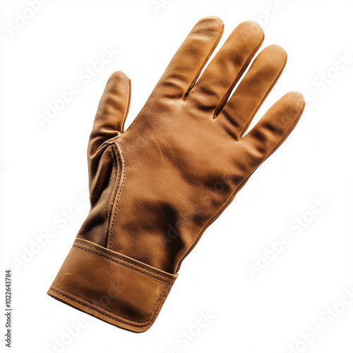 Leather Work Gloves Isolated