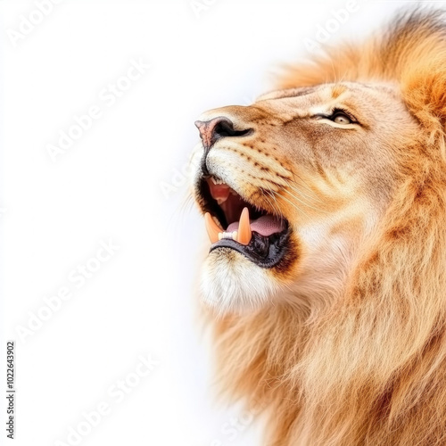 Lion Roar Isolated