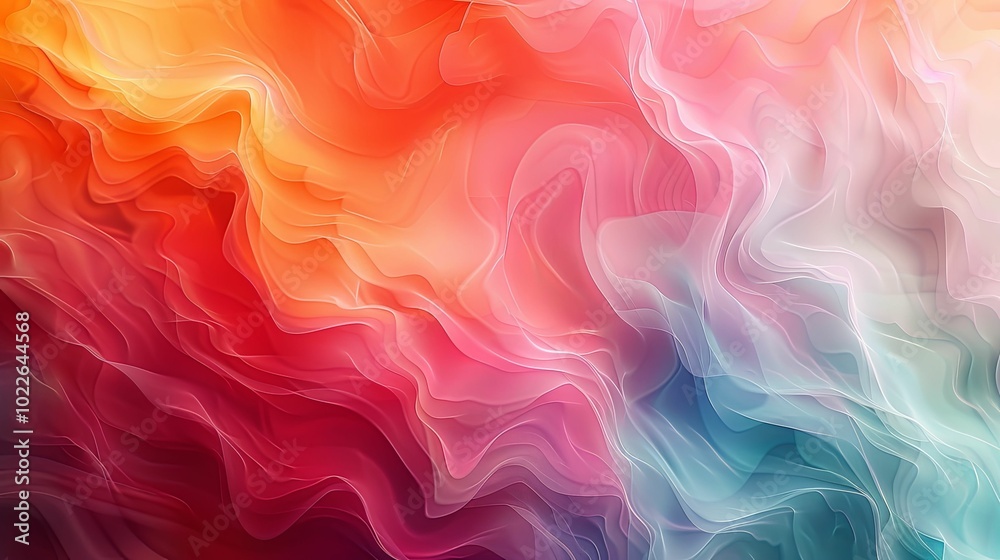Abstract Wavy Pattern with Gradient Colors Abstract Wavy Pattern with Gradient Colors